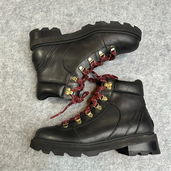 SOREL Lennox Waterproof Hiker Boot In Black.  Sz: 9 - Picture 9 of 13